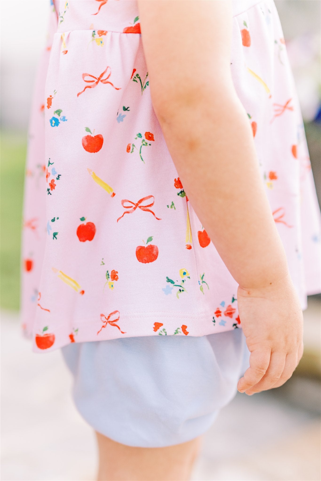 Proper Peony Pima Girls Pink School Days Bloomers Set