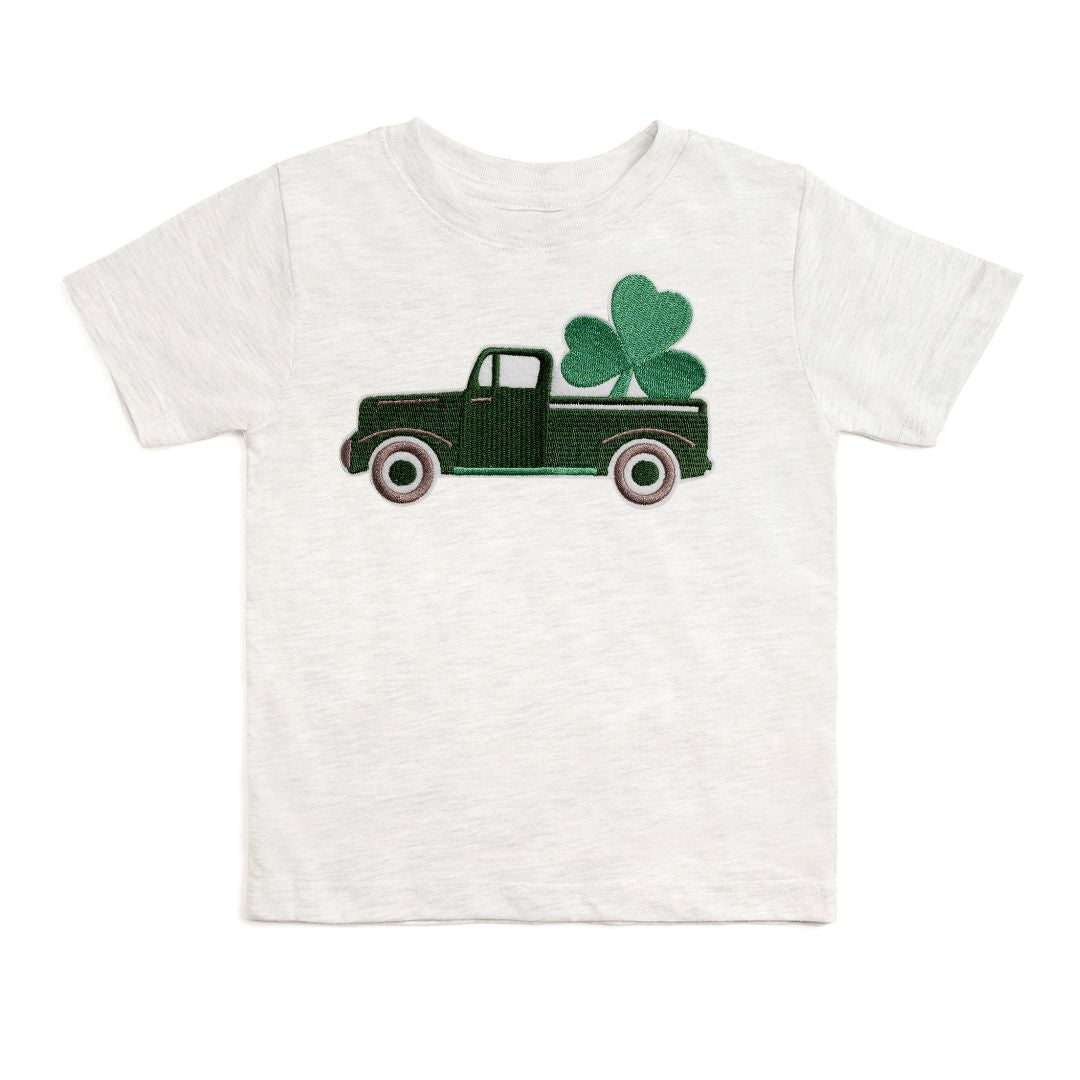 Sweet Wink Boys T-Shirt - St. Patrick's Day Shamrock Truck