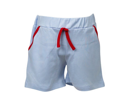 Proper Peony Pima Boys Pull on Shorts - Soft Blue