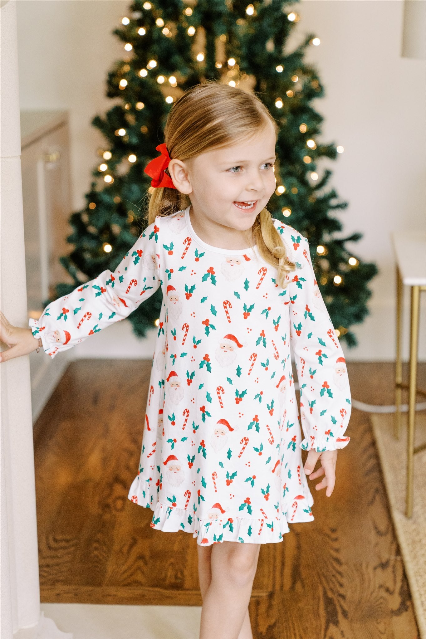 Proper Peony Girls Christmas St. Nick Play Dress 6