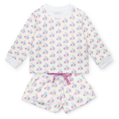 Lila & Hayes Girls Stella Sweatshirt Shorts Set - Music Superstar for Taylor Swift Show by Lila & Hayes
