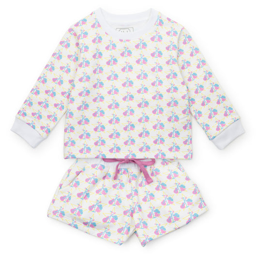 Lila & Hayes Girls Stella Sweatshirt Shorts Set - Music Superstar for Taylor Swift Show by Lila & Hayes