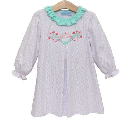 Trotter Street Kids Girls Polka Dot Birthday Dress