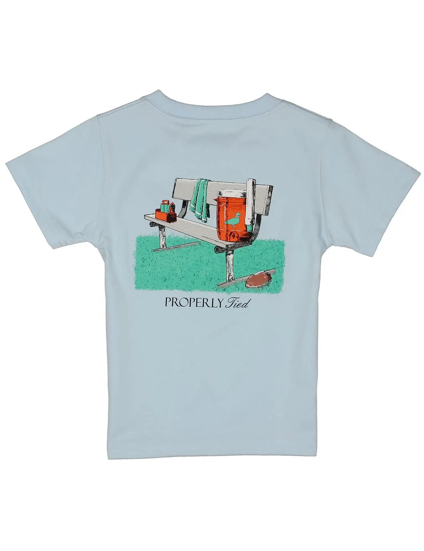 Properly Tied Boys Halftime Short Sleeve Shirt - Periwinkle Blue