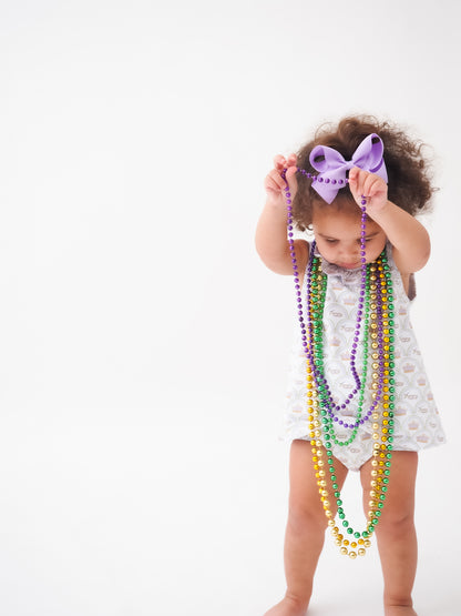 Cypress Row Girls Drew Day NOLA Orleans Mardi Gras Skirted Bubble by Cypress Row