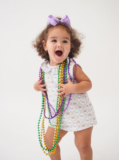 Cypress Row Girls Drew Day NOLA Orleans Mardi Gras Skirted Bubble by Cypress Row