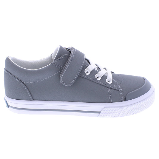 Footmates Boys Shoes - Reese Leather - Gray by Footmates
