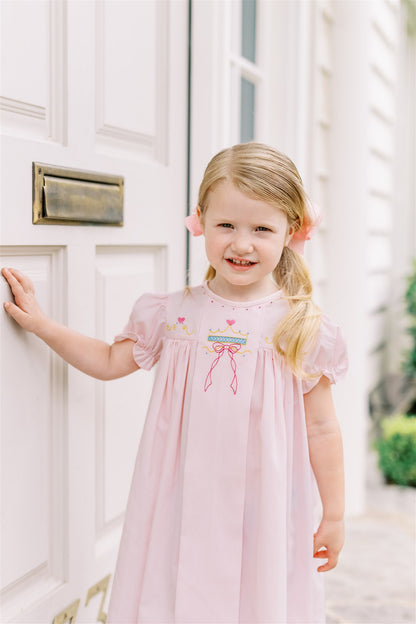 Proper Peony Girls Pink Victoria Princess Dress