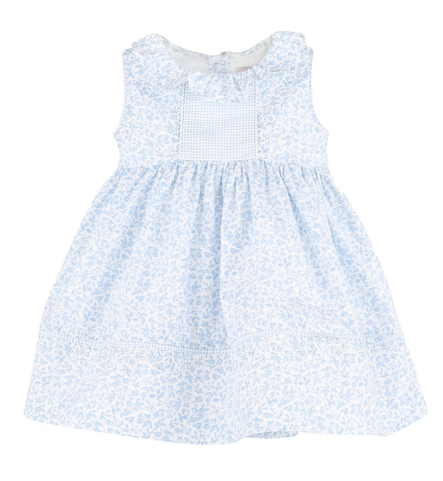 Sophie & Lucas Girls Blooms Dress - Bow on Back - Blue by Sophie & Lucas