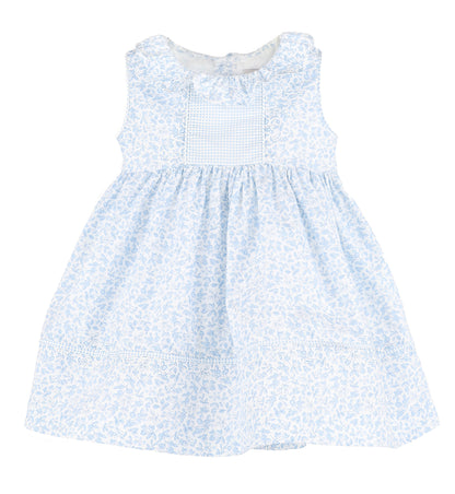 Sophie & Lucas Girls Blooms Dress - Bow on Back - Blue by Sophie & Lucas