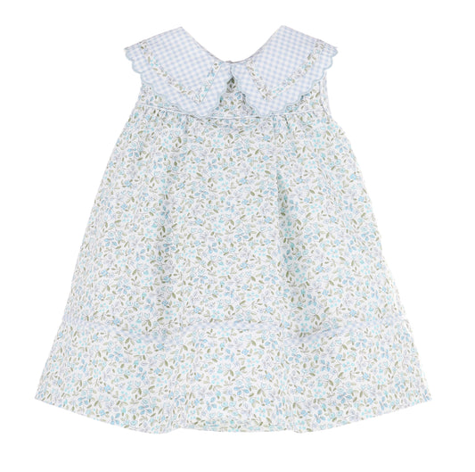 Sophie & Lucas Girls Garden Club Miller Dress - Blue by Sophie & Lucas