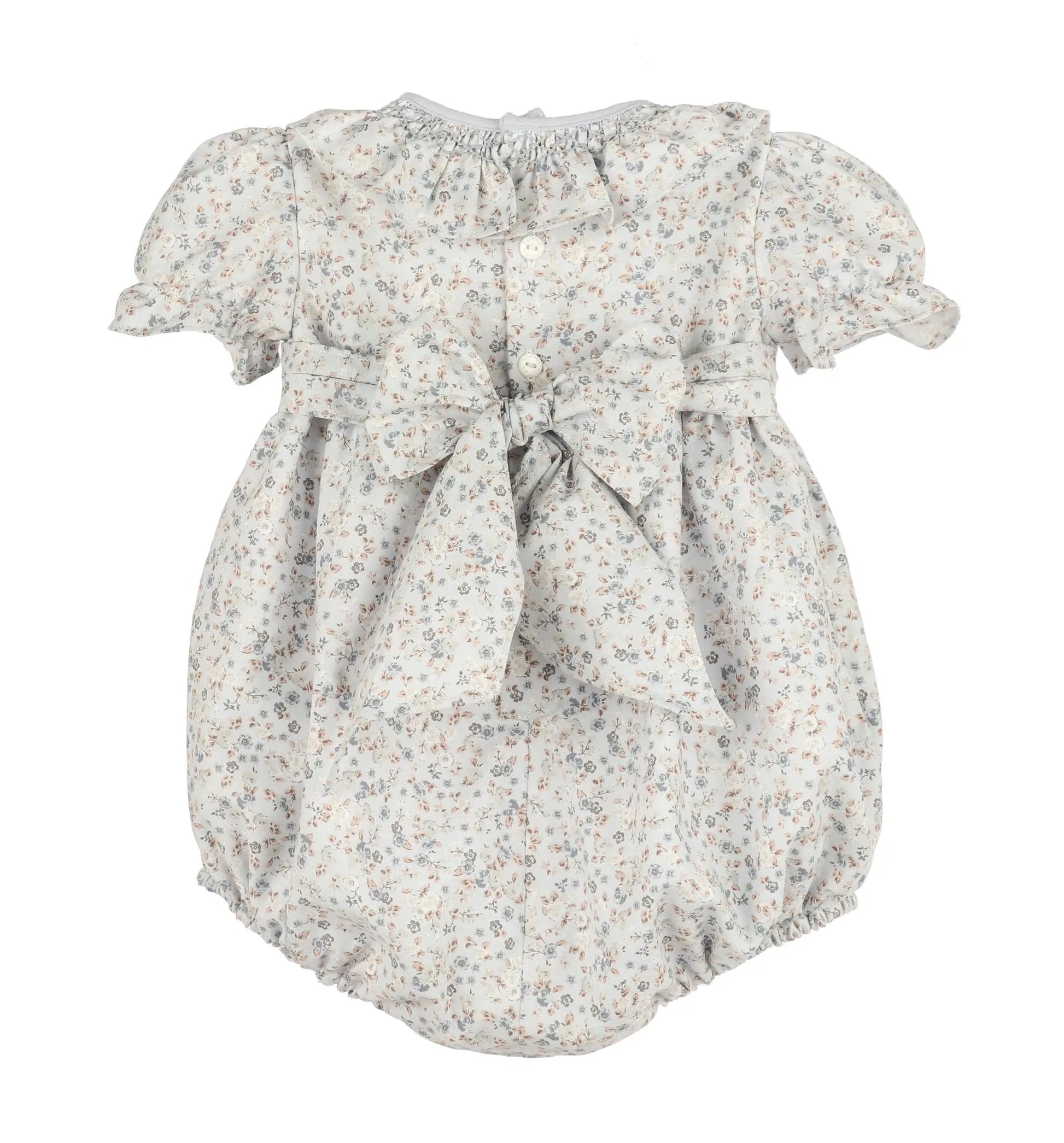Sophie & Lucas Girls Blue Loomy Chintz Bubble