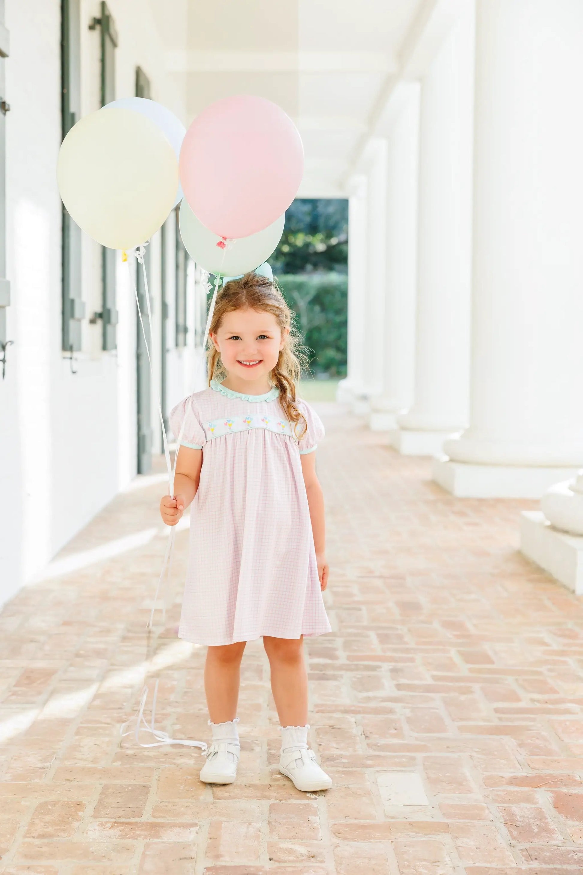 Trotter Street Kids Girls Pink Magical Balloons Dress