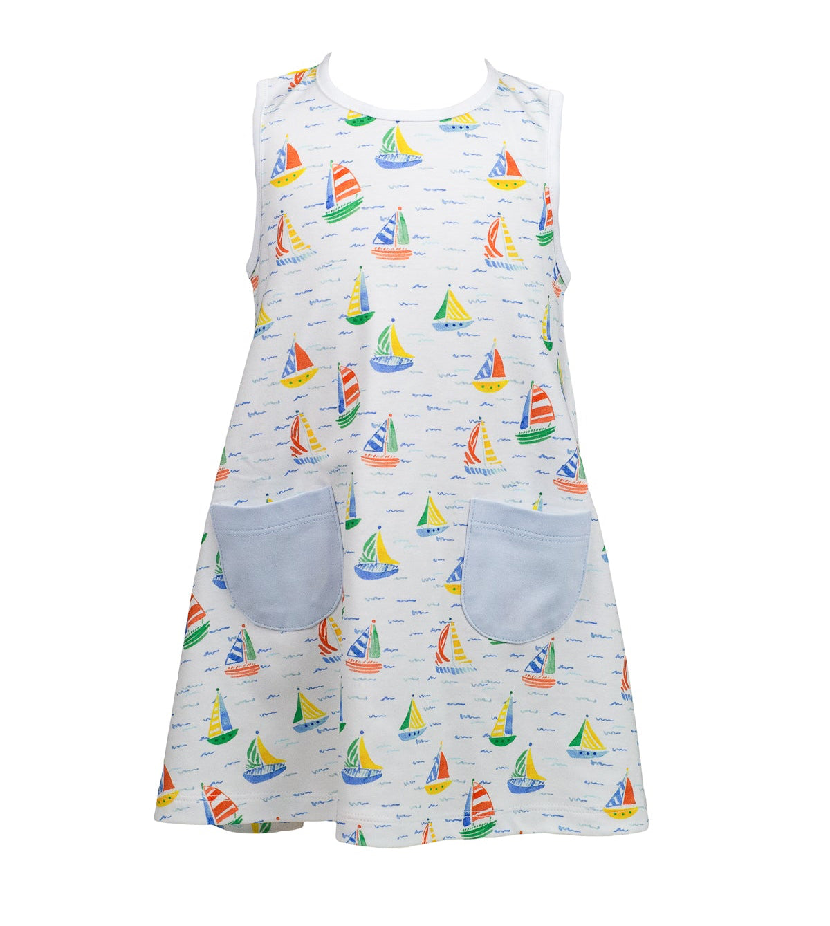 Proper Peony Girls Yacht Club Sleeveless Dress