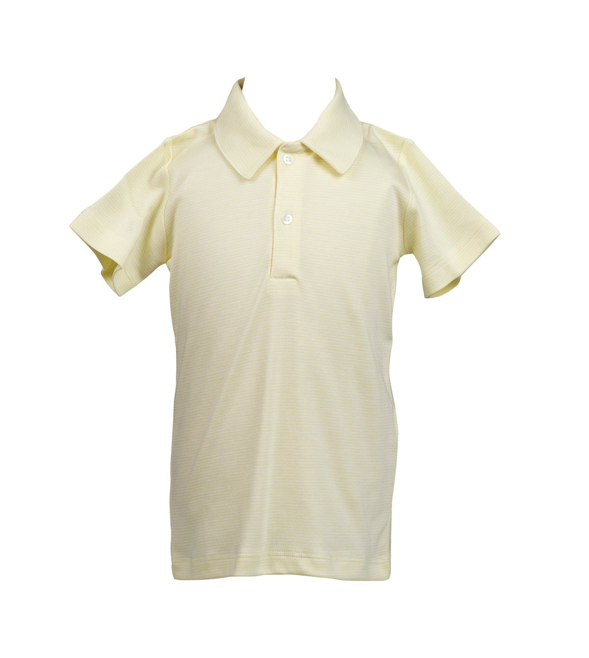 Proper Peony Pima Boys Polo Shirt - Yellow Stripes by Proper Peony
