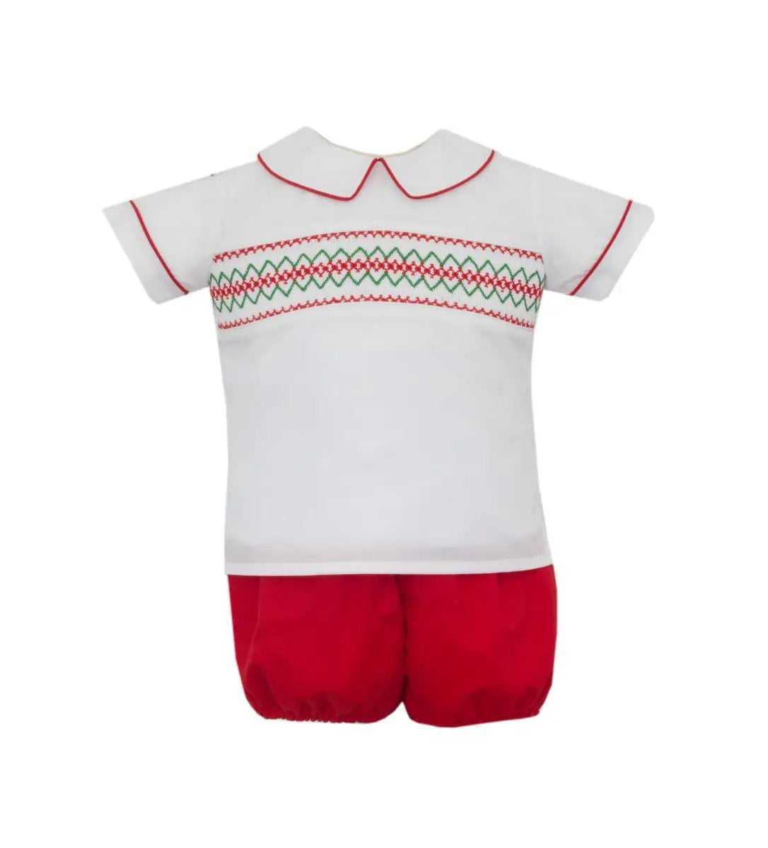 Petit Bebe Boys White Diaper Set