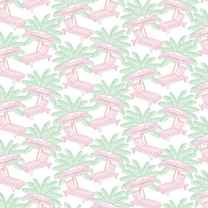 Lila & Hayes Girls Marion Bubble - Poolside Palms by Lila & Hayes
