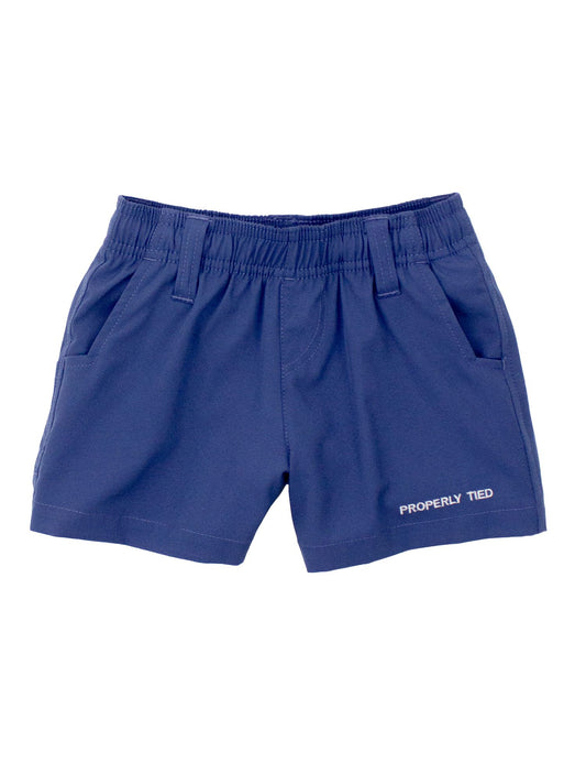 Properly Tied Boys Pintail Short - Washed Navy by Properly Tied