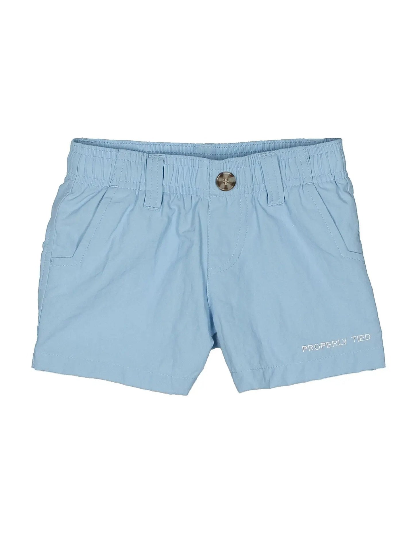 Properly Tied Boys Mallard Shorts - Powder Blue
