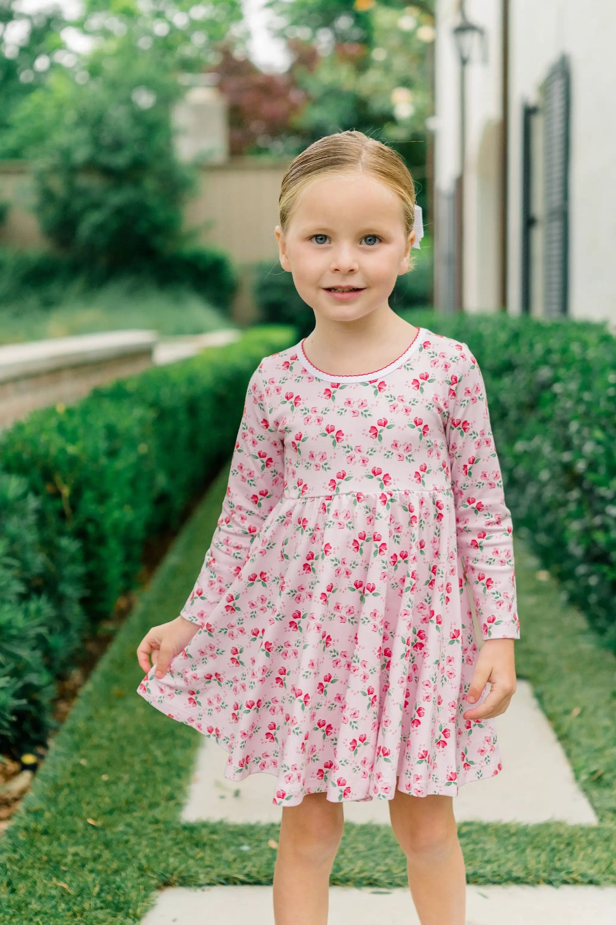 Proper Peony Girls Zinnia Blooms Twirl Dress by Best Dressed Child