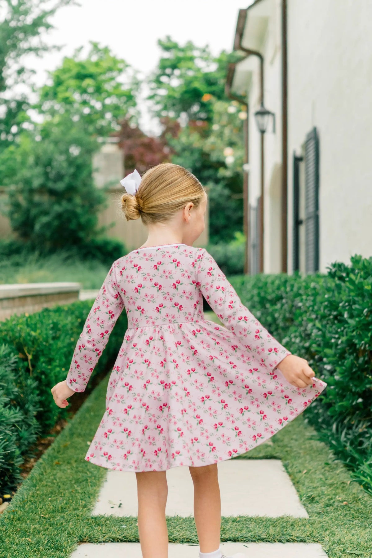 Proper Peony Girls Zinnia Blooms Twirl Dress by Best Dressed Child