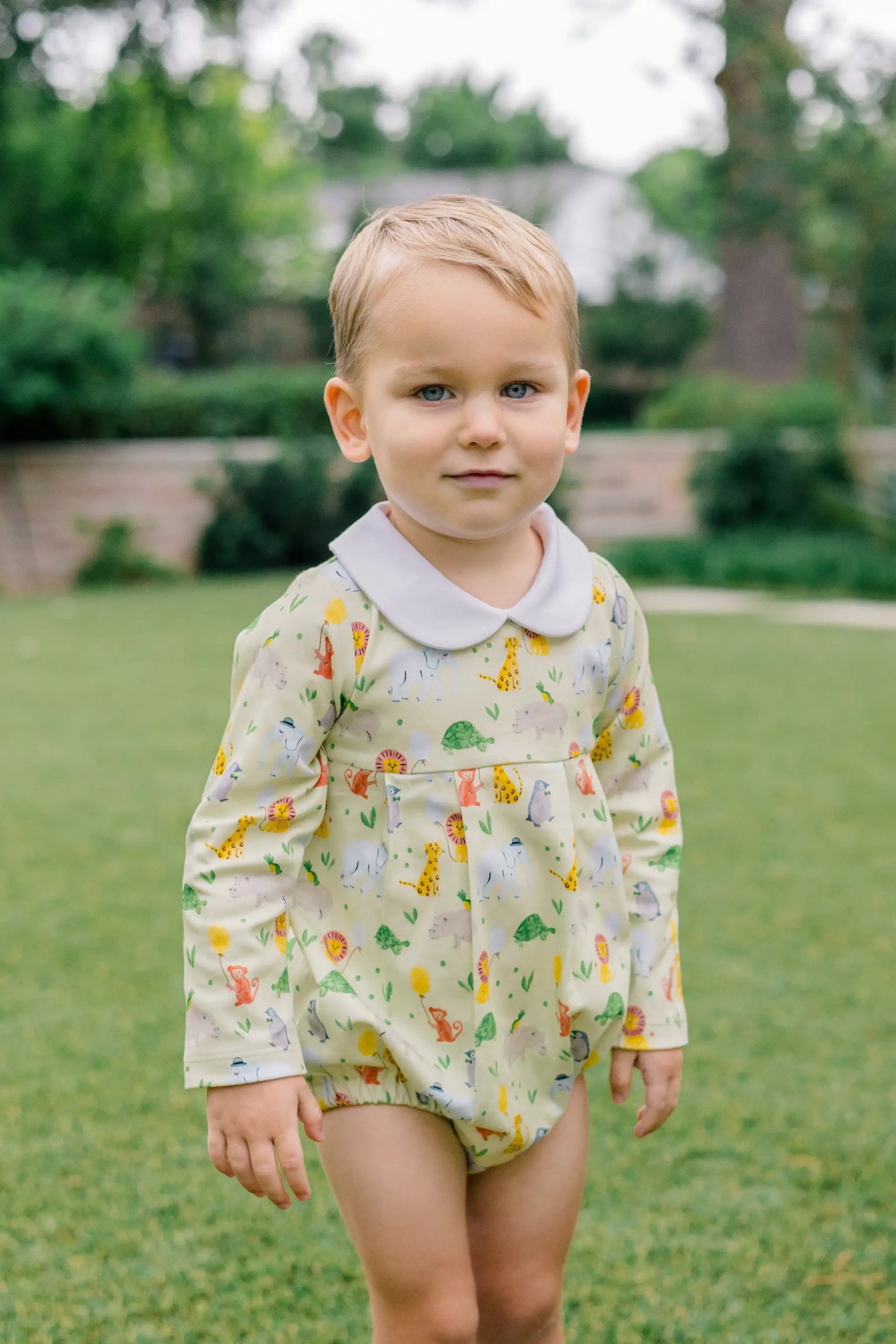 Proper Peony Boys Yellow Zoo Keeper Bubble