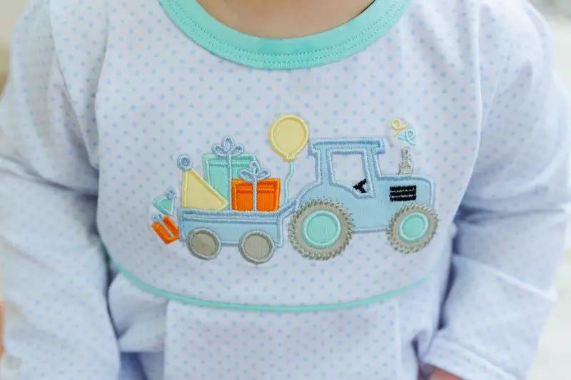 Trotter Street Kids Boys Blue Birthday Bubble