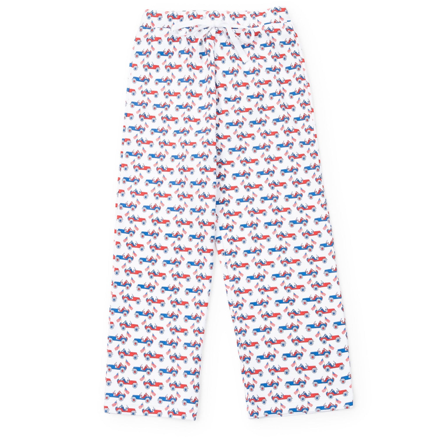Lila & Hayes Boys Beckett Hangout Lounge Pants - Patriotic Jeeps