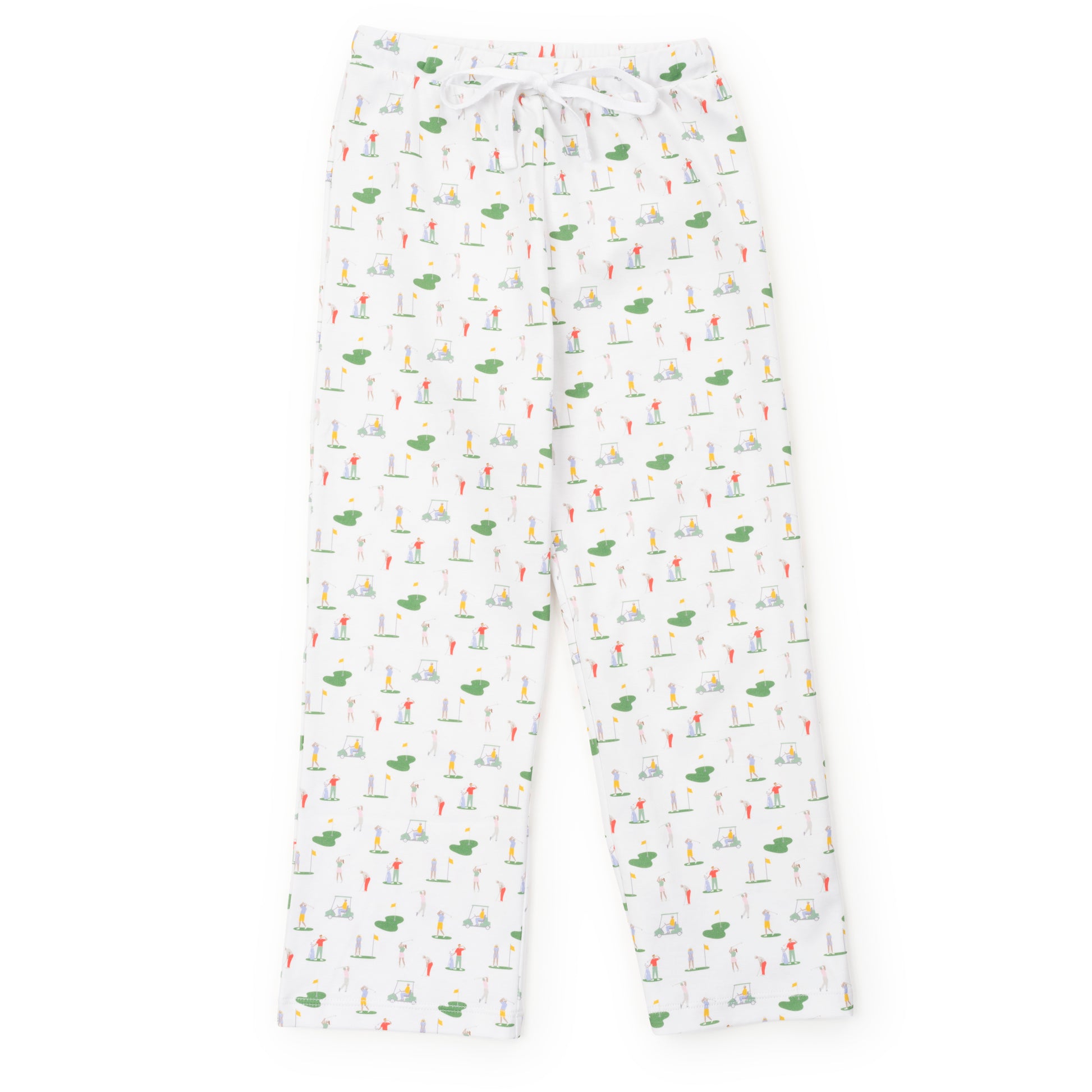 Lila & Hayes Boys Beckett Hang Out Lounge Pants - Green Golf Life