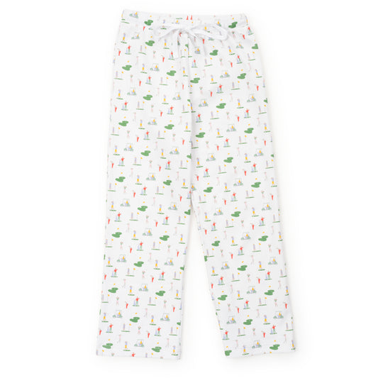 Lila & Hayes Boys Beckett Hang Out Lounge Pants - Green Golf Life by Lila & Hayes