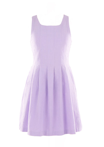 Luli & Me Girls Willow Pleated Dress - Lilac by Luli & Me