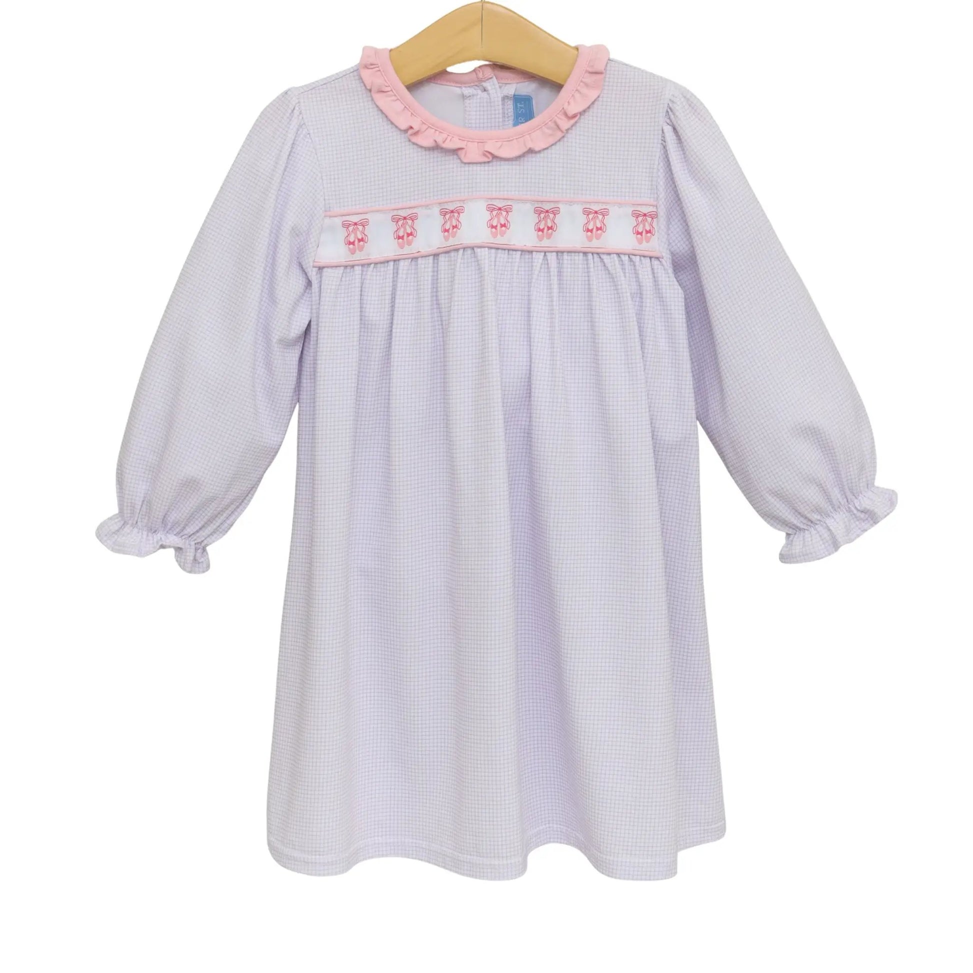 Trotter Street Kids Girls Purple Twinkle Toes Dress