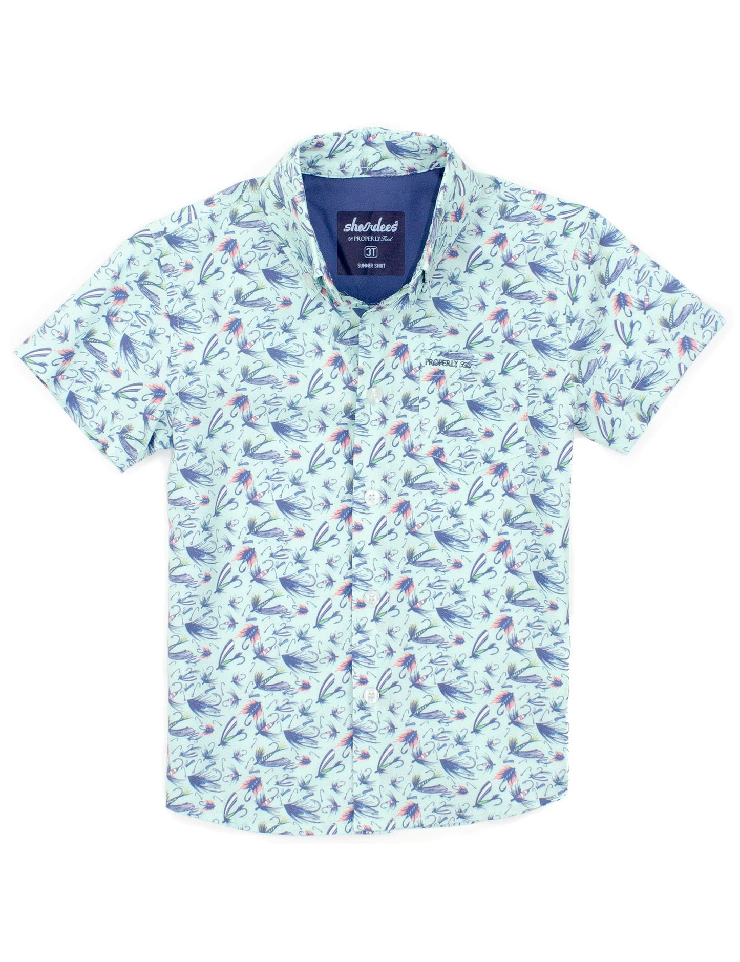 Properly Tied Boys Shordees Summer Shirt - Stay Fly by Properly Tied