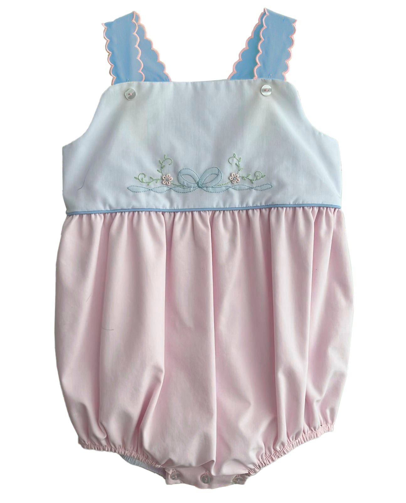Proper Peony Girls Claudette Bubble - Color Block Scallop by Proper Peony