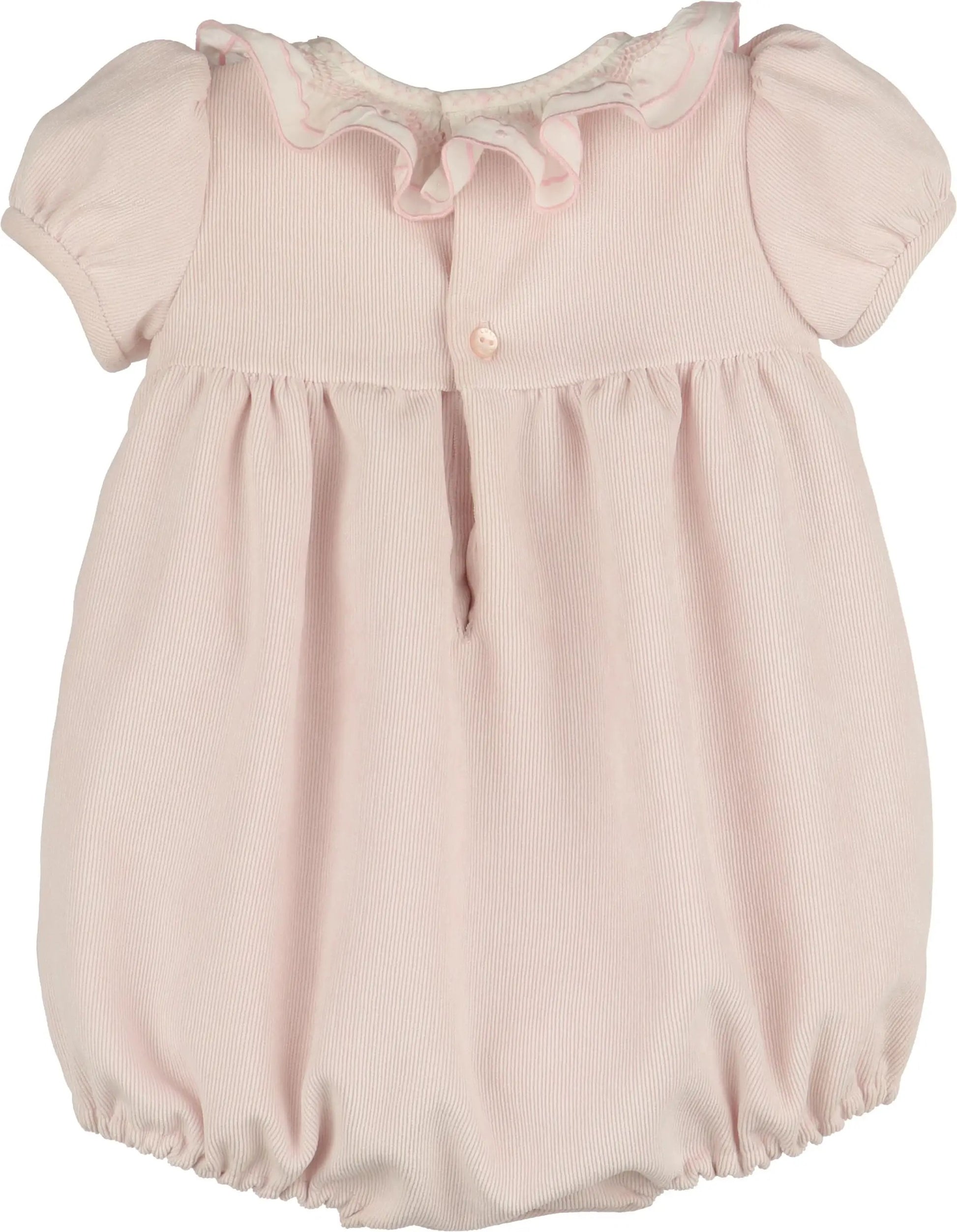 Luli & Me Girls Pink Sweet Corduroy Bubble