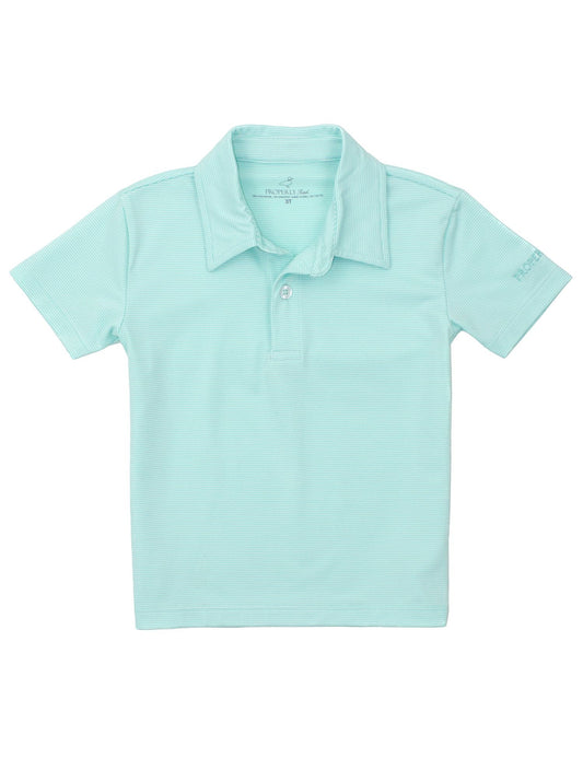 Properly Tied Boys Gulfport Polo Shirt - Mint by Properly Tied