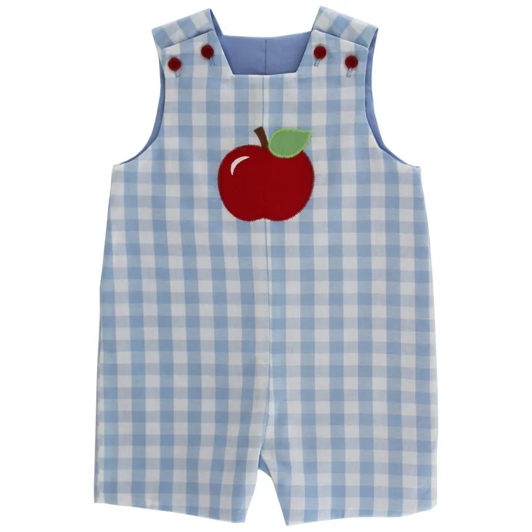 Bailey Boys Apple of My Eye Reversible Shortall - Apple & Firetruck