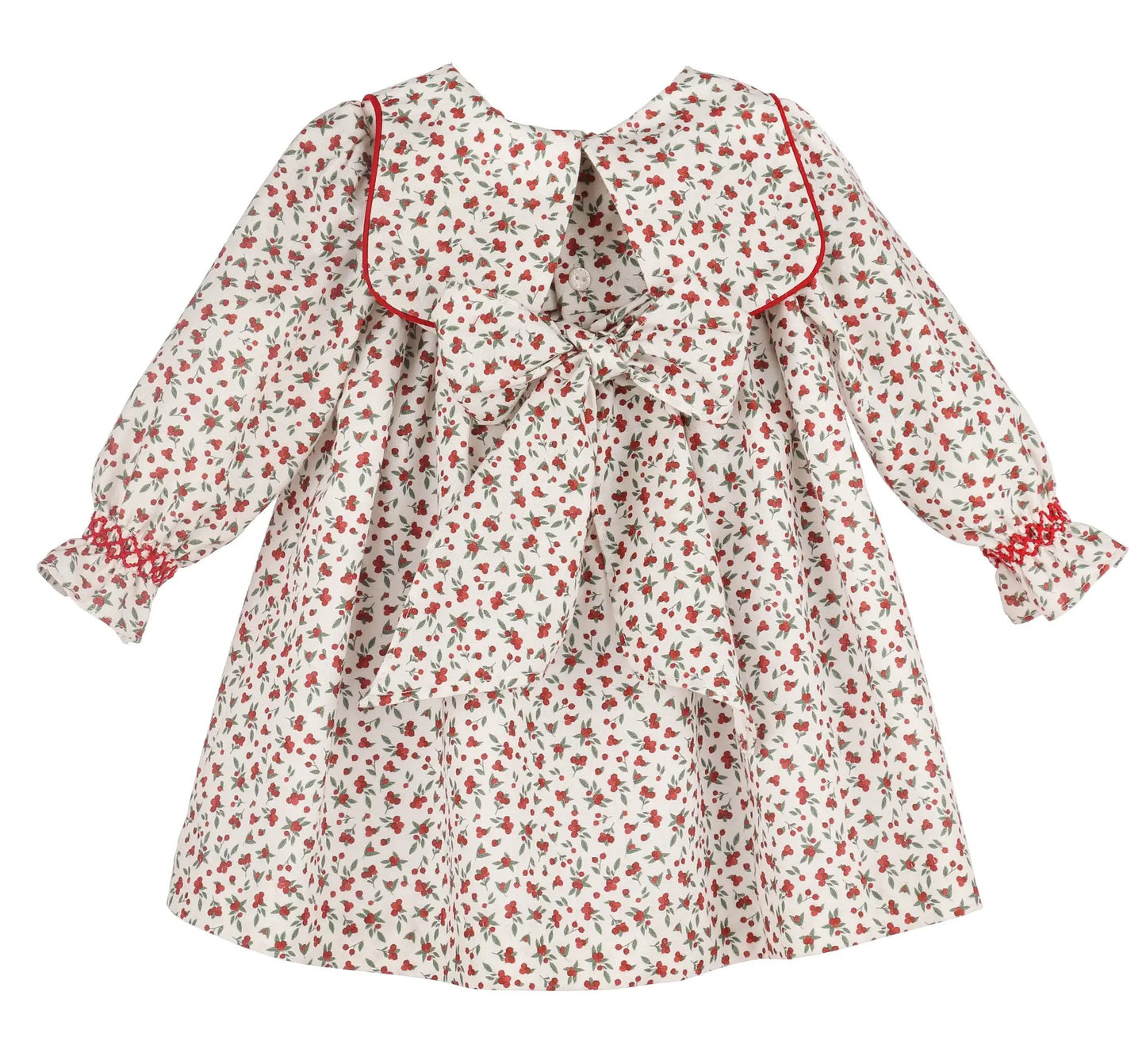 Sophie & Lucas Girls Red Winterberry Dress