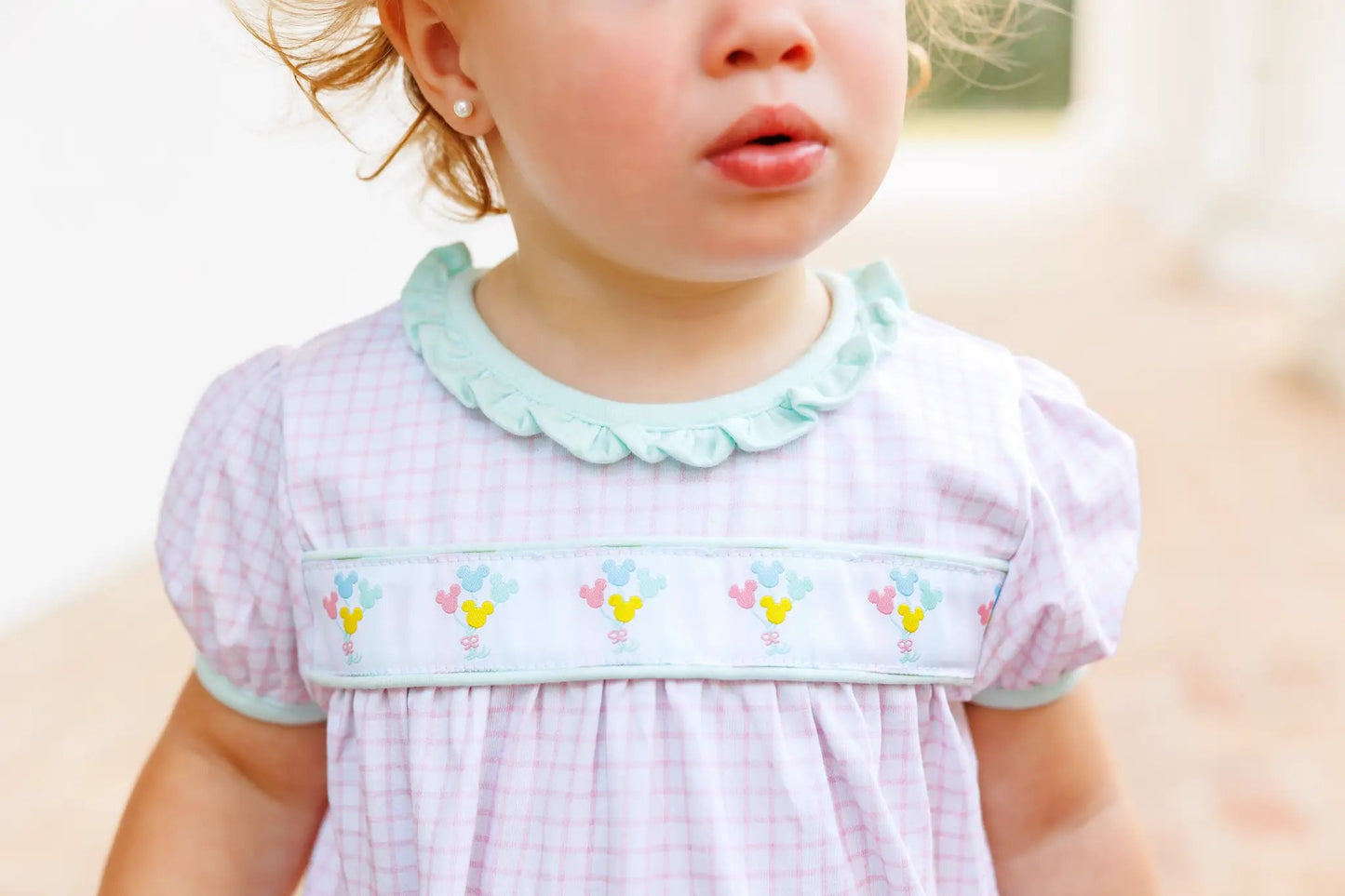 Trotter Street Kids Girls Pink Magical Balloons Ruffle Bubble