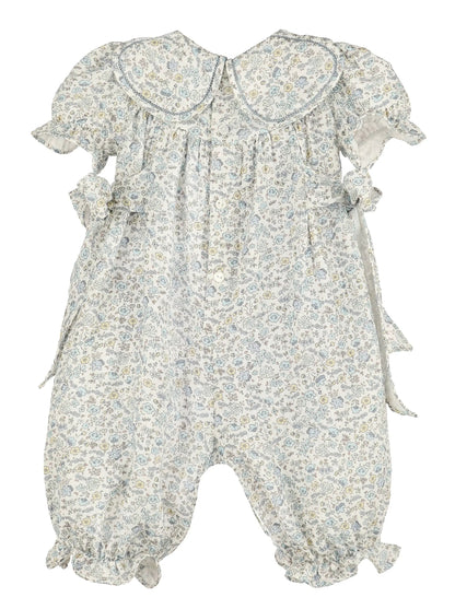 Sophie & Lucas Girls Blue Whimsy Floral Petal Longall