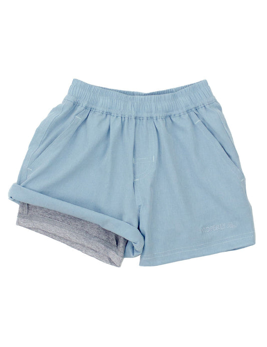 Properly Tied Boys Ace Shorts - Powder Blue by Properly Tied