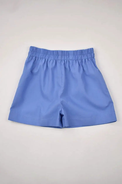 Funtasia Too Boys Dressy Shorts Set - Ceil French Blue