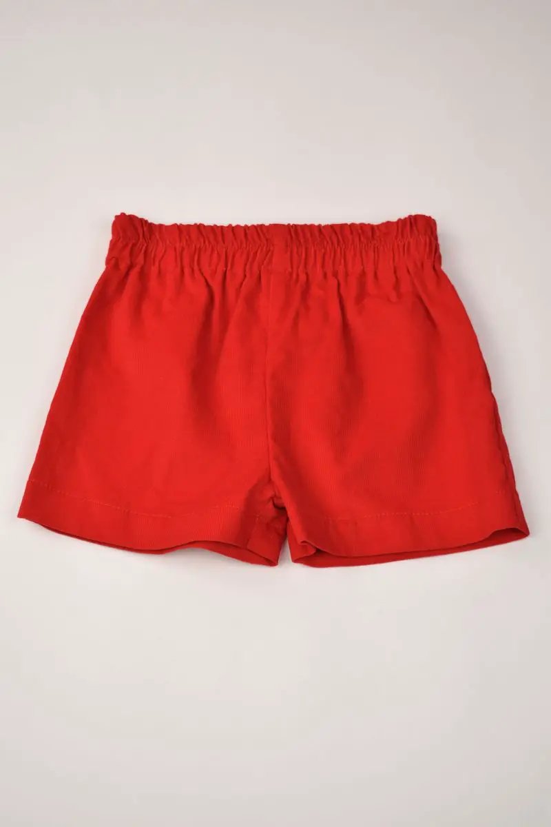 Funtasia Too Boys Red Holiday Plaid Dressy Shorts Set by Funtasia