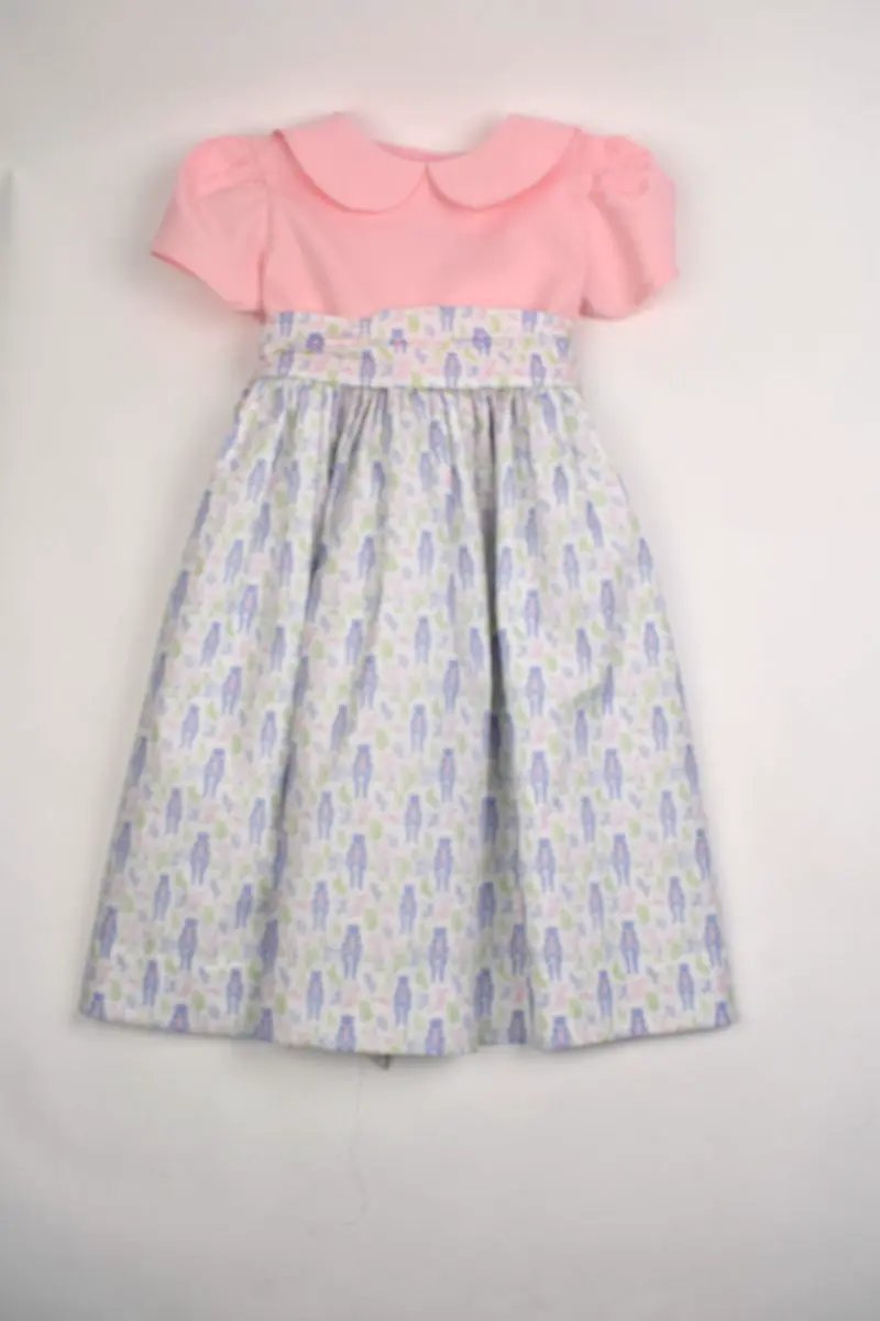 Funtasia Too Girls Christmas Nutcracker Print Dress with Sash - Pink Bodice by Funtasia