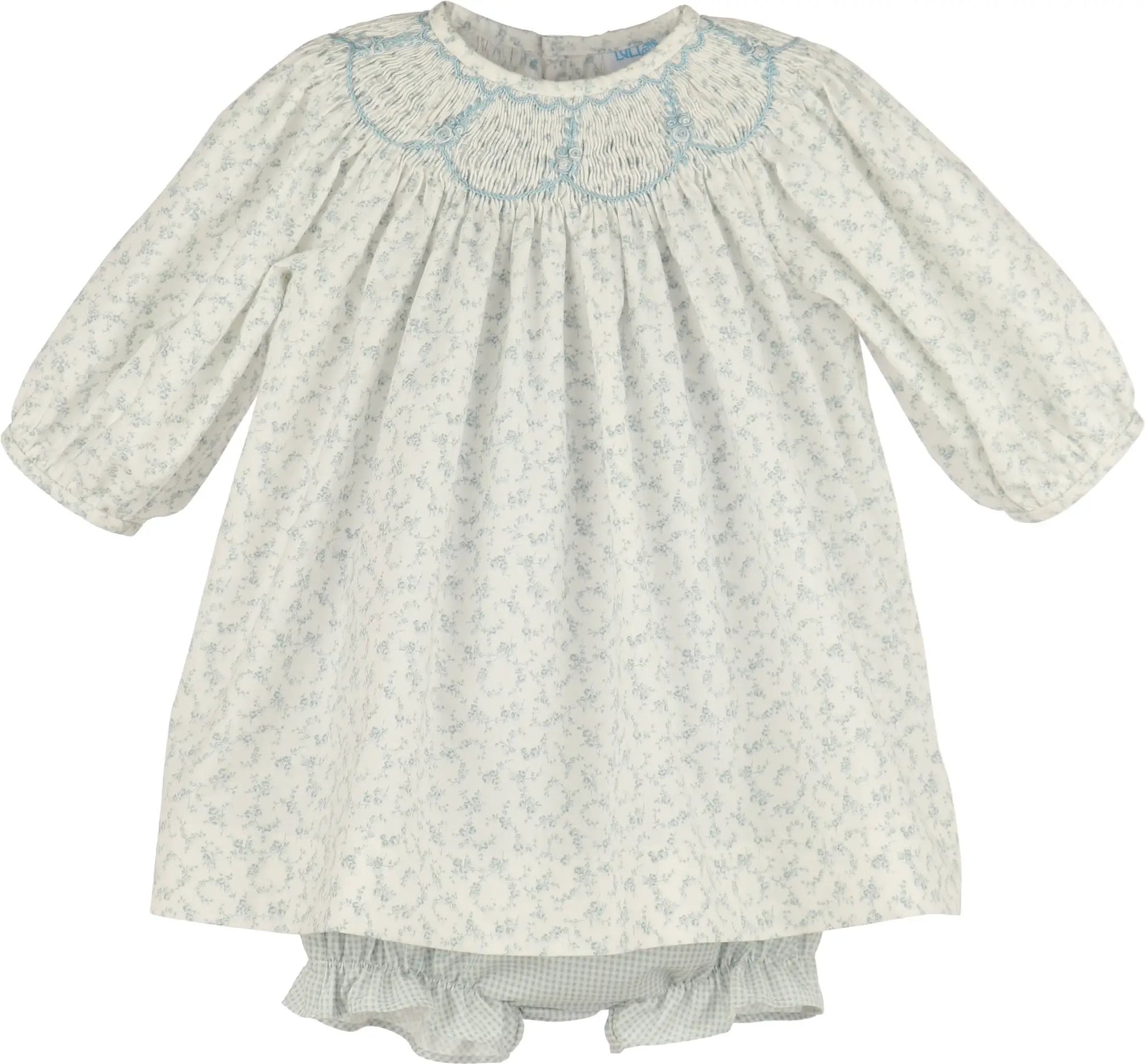 Luli & Me Girls Blue Soft Dew Set