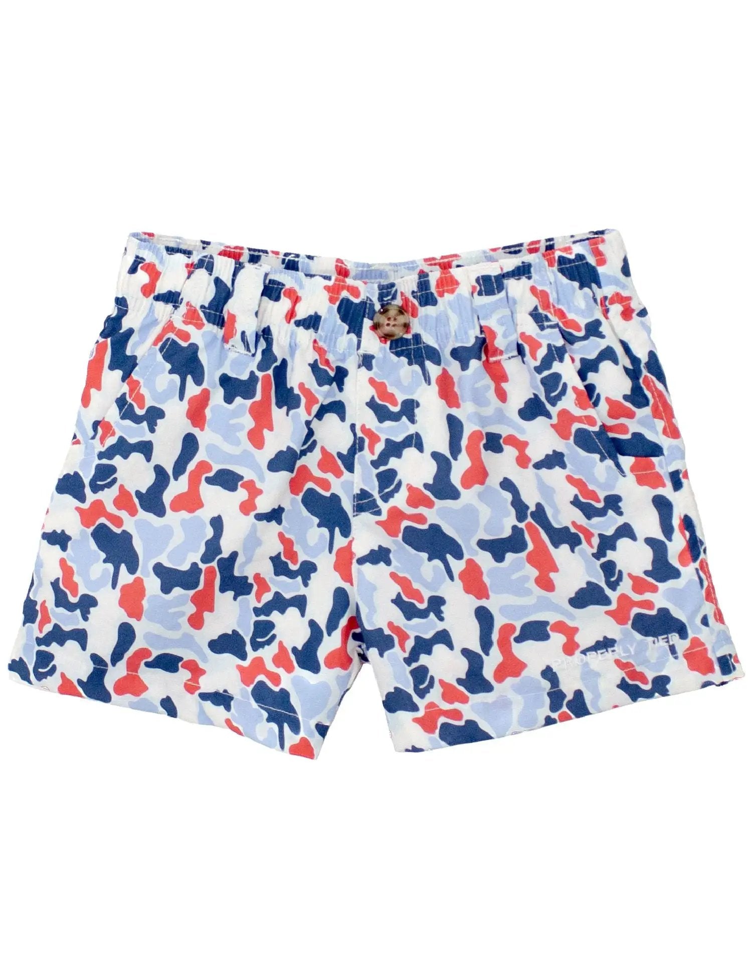 Properly Tied Boys Mallard Short - Americana Camo