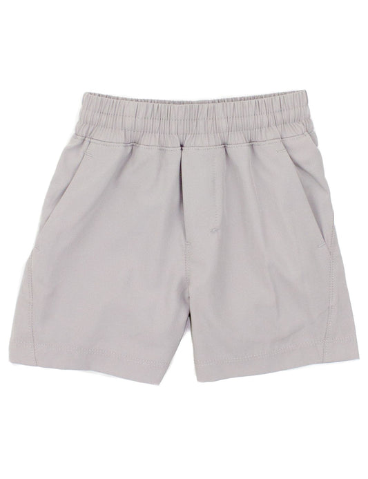 Properly Tied Boys Court Short - Glacier Gray by Properly Tied