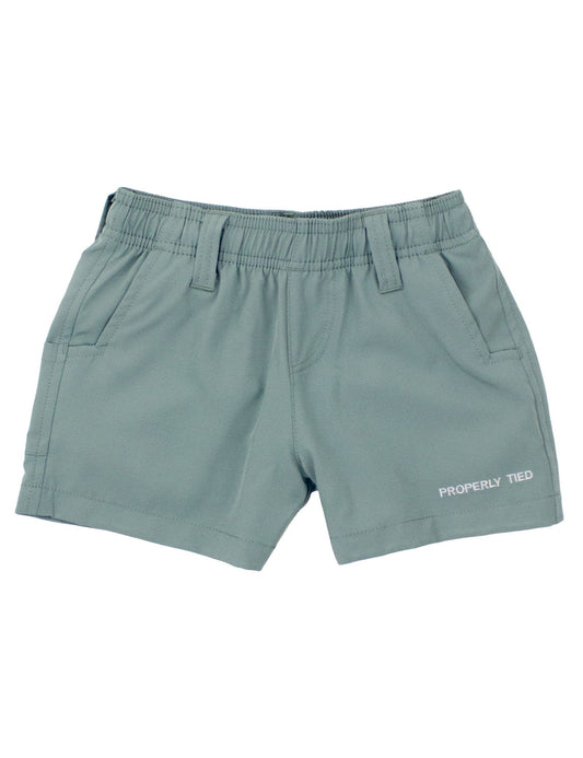 Properly Tied Boys Pintail Short - Moss Green by Properly Tied