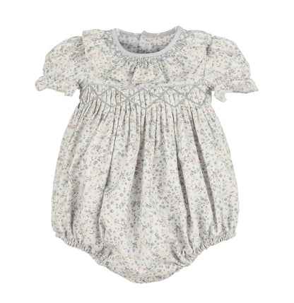Sophie & Lucas Girls Blue Loomy Chintz Bubble