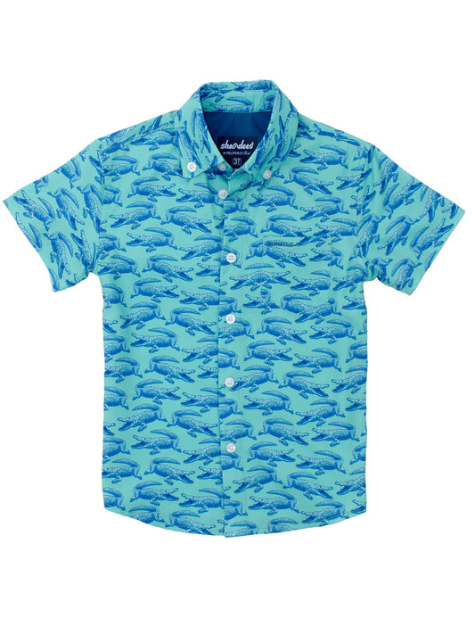 Properly Tied Boys Shordees Summer Shirt - Chomp by Properly Tied